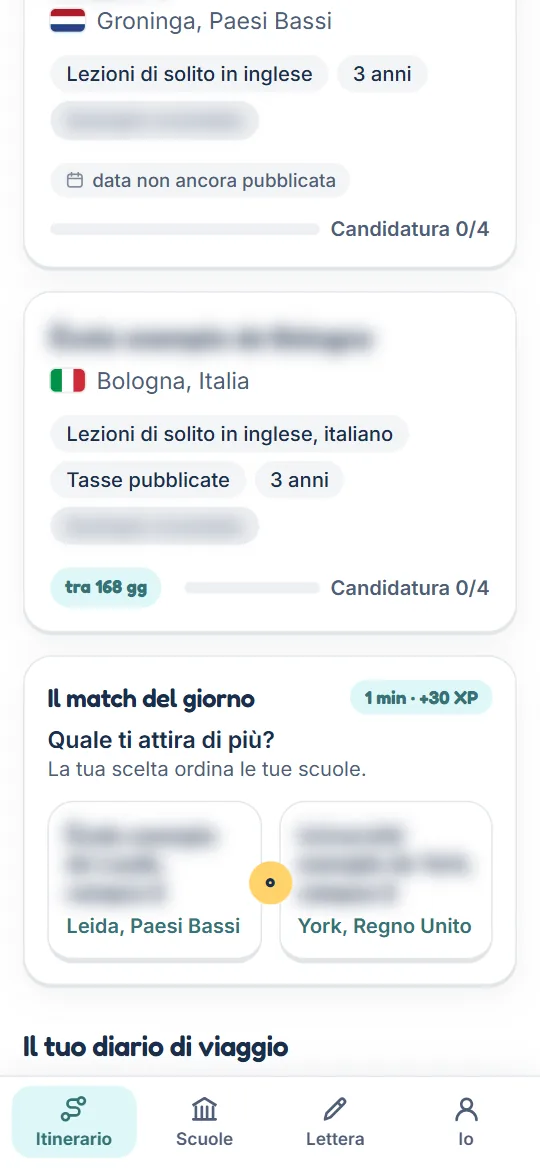Il match del giorno tra due università